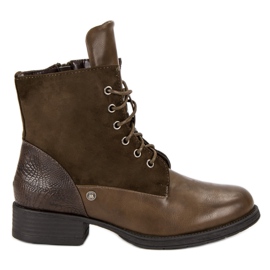 Botas moteras marrones marrón