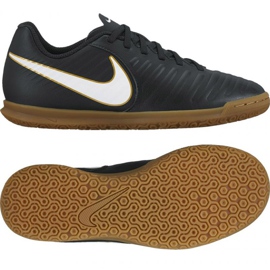 Zapatos de interior Nike Tiempo X Rio Iv Ic Jr 897735002 negro negro