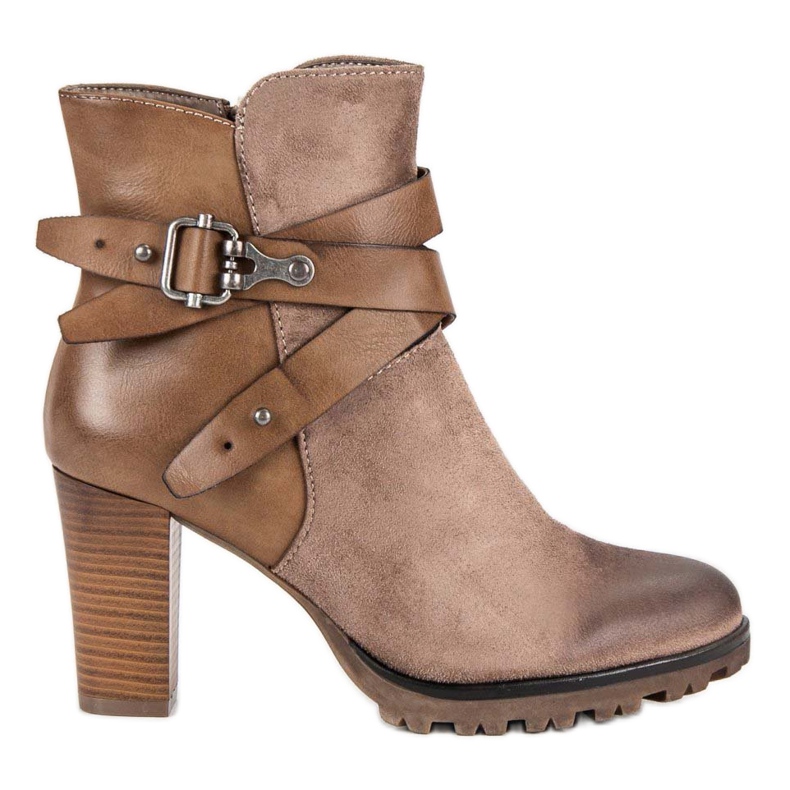 Super Mode Botas con estilo en el poste marrón Super Mode Botas con estilo en el poste marrón