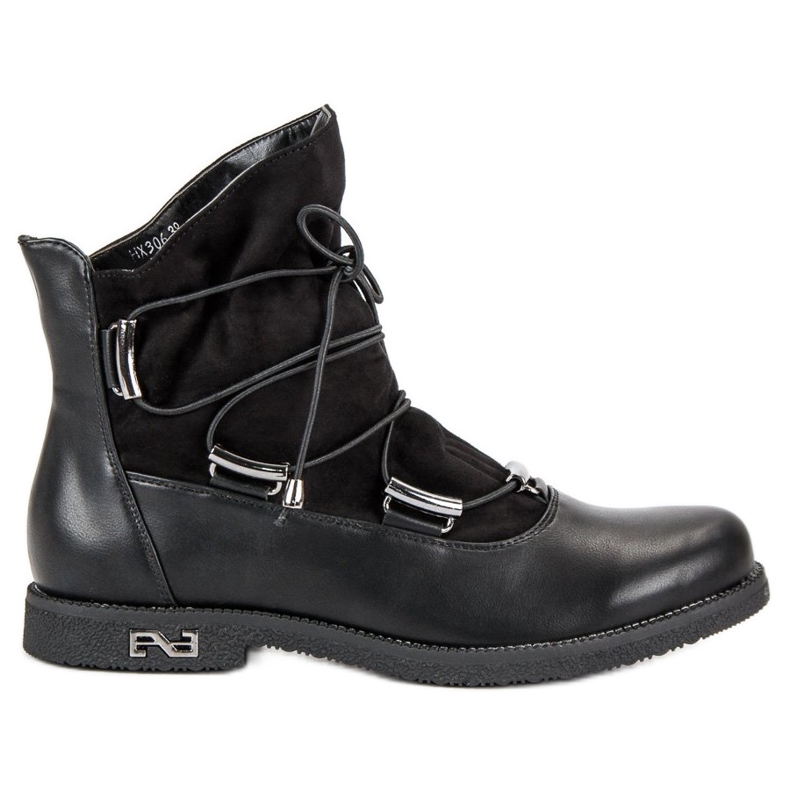 Botas negras negro