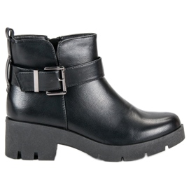 Botines plataforma negros