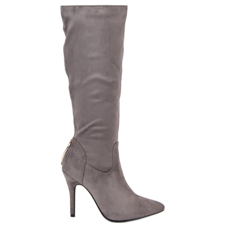 Cm Paris Botas de tacón sexy gris