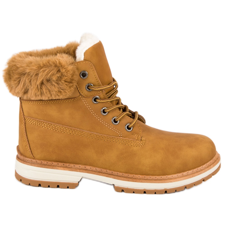 Fgm Paris Camello Trappers con piel marrón Fgm Paris Camello Trappers con piel marrón