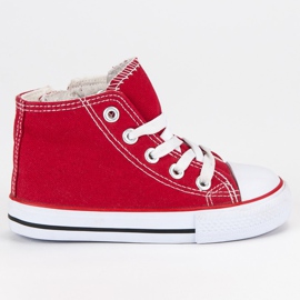 Zapatillas altas rojas rojo