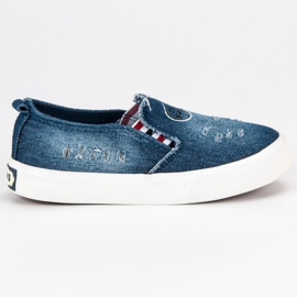 Zapatillas de deporte sin cordones azul