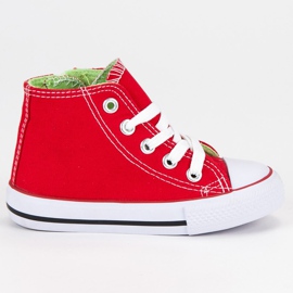 Zapatillas altas rojas rojo Zapatillas altas rojas rojo