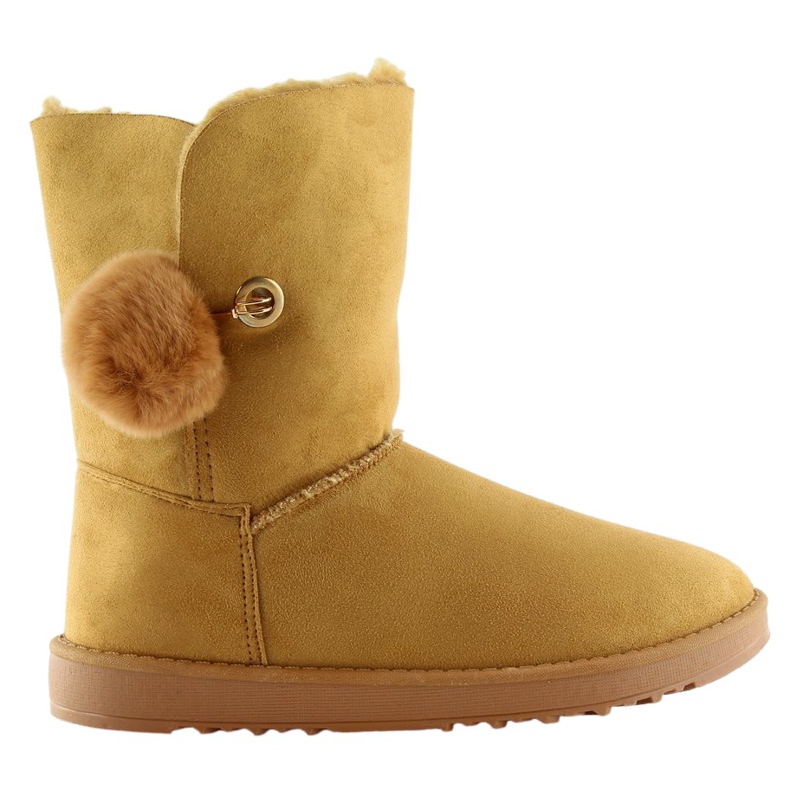 Emusy con borla camel SP04P Camel marrón