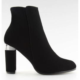 Botas negras de tacón 266-10 Black negro