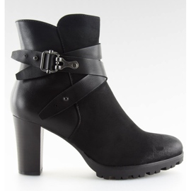 Botas de tacón alto negras 8287 negras negro
