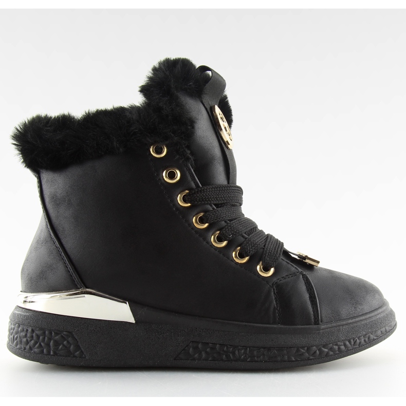 Zapatillas negras con aislamiento F506 negro Zapatillas negras con aislamiento F506 negro