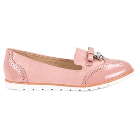SDS Mocasines de moda rosa