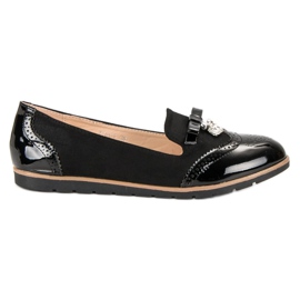 SDS Mocasines de moda negro