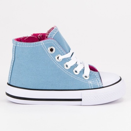 Zapatillas altas azules