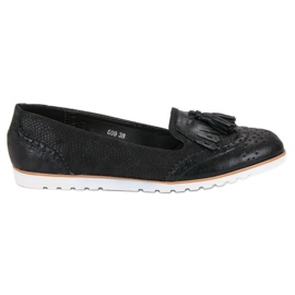 Super Me Mocasines con estilo negro