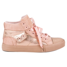Zapatillas Rosa Altas rosado