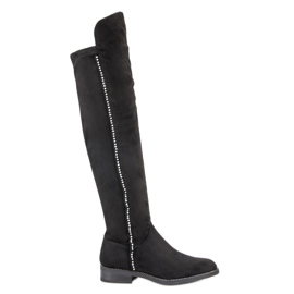 Seastar Botas por encima de la rodilla negro
