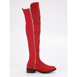 Seastar Botas rojas con cremallera rojo