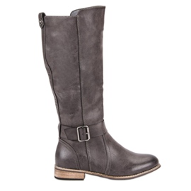 Botas de montar clásicas gris