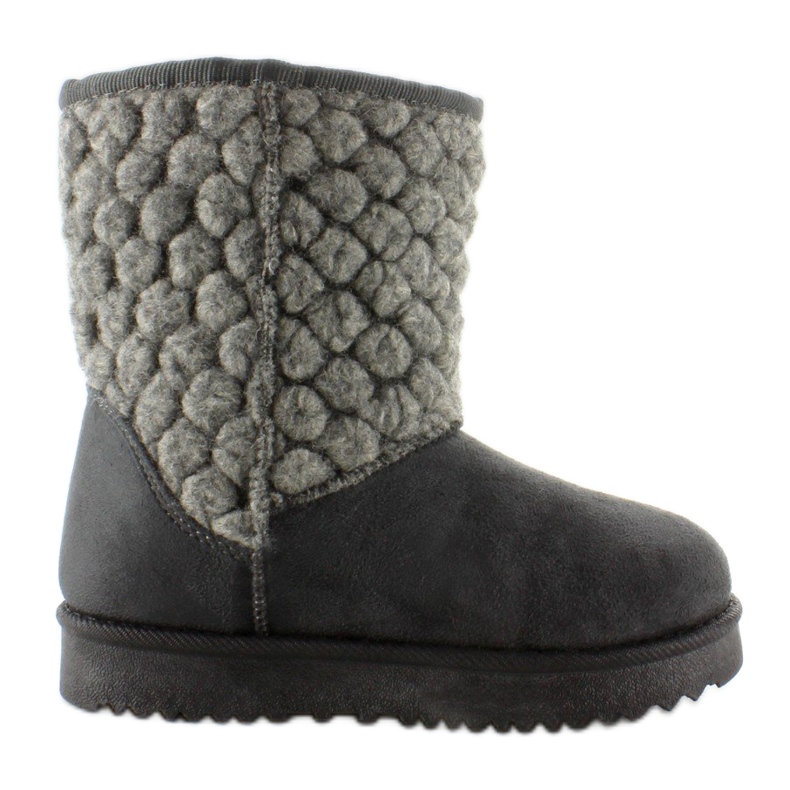 Emuses infantiles con empeine de fieltro k1647405 Gris