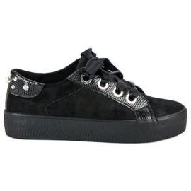 Bestelle Zapatos deportivos atados negro