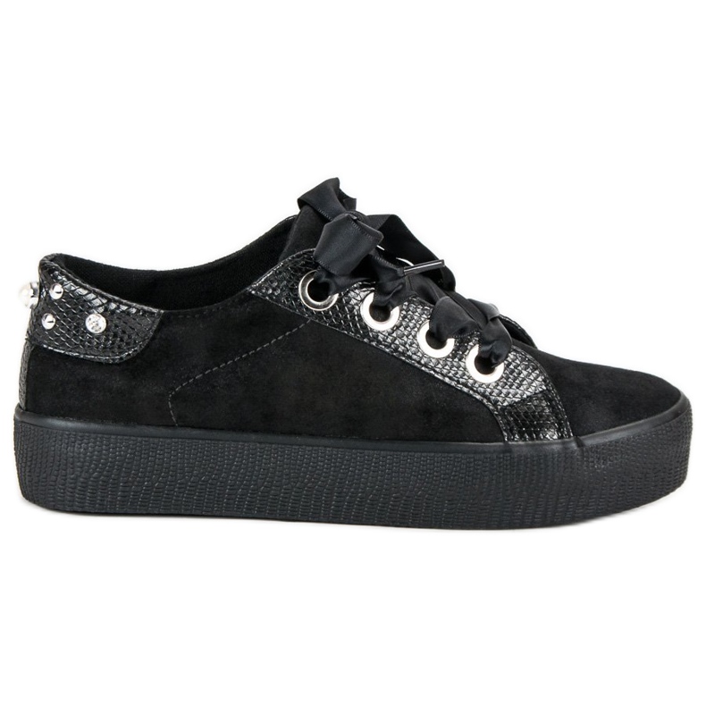 Bestelle Zapatos deportivos atados negro
