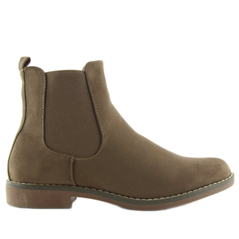 Botines Chelsea para mujer, marrón 491 Khaki