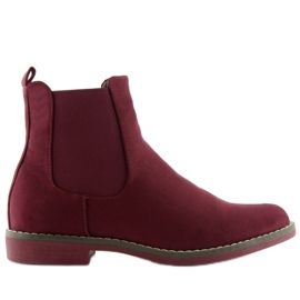 Botas Jodhpur para mujer, burdeos 491 Red rojo