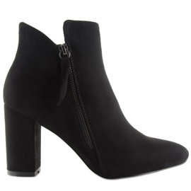 Botas negras de tacón 6900 Black negro