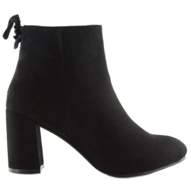 Botas negras de tacón 7357-GA Black negro