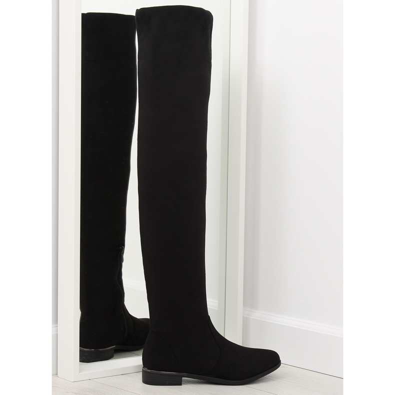 Botas de muslo de mujer negras 7570-PG black negro Botas de muslo de mujer negras 7570-PG black negro