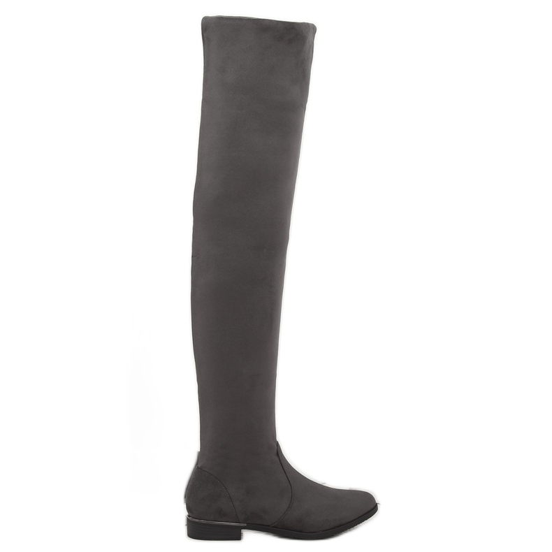 Botas mosqueteras grises para mujer 7570-PG Gris