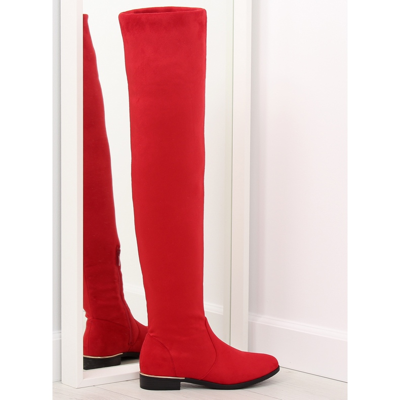 Botas altas rojas de mujer 7570-PG rojo Botas altas rojas de mujer 7570-PG rojo