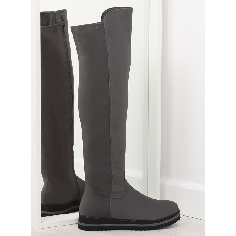 Botines grises para mujer A-177 gris