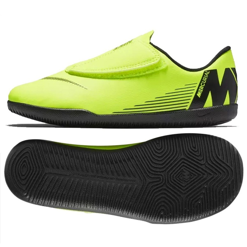 Zapatos de interior Nike Mercurial Vapor 12 Club PS (V) Ic Jr AH7356-701 verde verde Zapatos de interior Nike Mercurial Vapor 12 Club PS (V) Ic Jr AH7356-701 verde verde