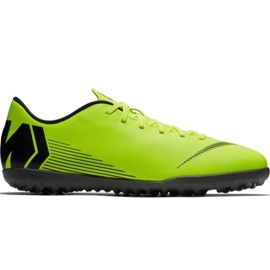 Zapatillas de fútbol Nike Mercurial Vapor X 12 Club Tf M AH7386-701 verde verde