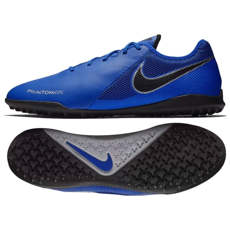 Zapatillas de fútbol Nike Phantom Vsn Academy Tf M AO3223-400 azul azul