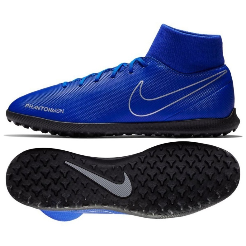 Zapatillas de fútbol Nike Phantom Vsn Club Df Tf M AO3273-400 multicolor azul Zapatillas de fútbol Nike Phantom Vsn Club Df Tf M AO3273-400 multicolor azul