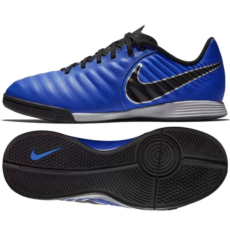 Zapatos de interior Nike Tiempo Legend X 7 Academy Ic Jr AH7257-400 azul azul