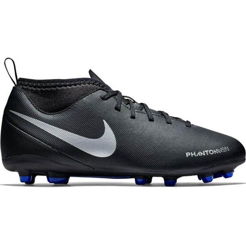 Zapatillas de fútbol Nike Phantom Vsn Club Df Fg Mg Jr AO3288-004 negro negro