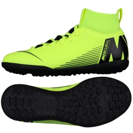 Zapatillas de fútbol Nike Mercurial Superfly X 6 Club Tf Jr AH7345-701 verde verde