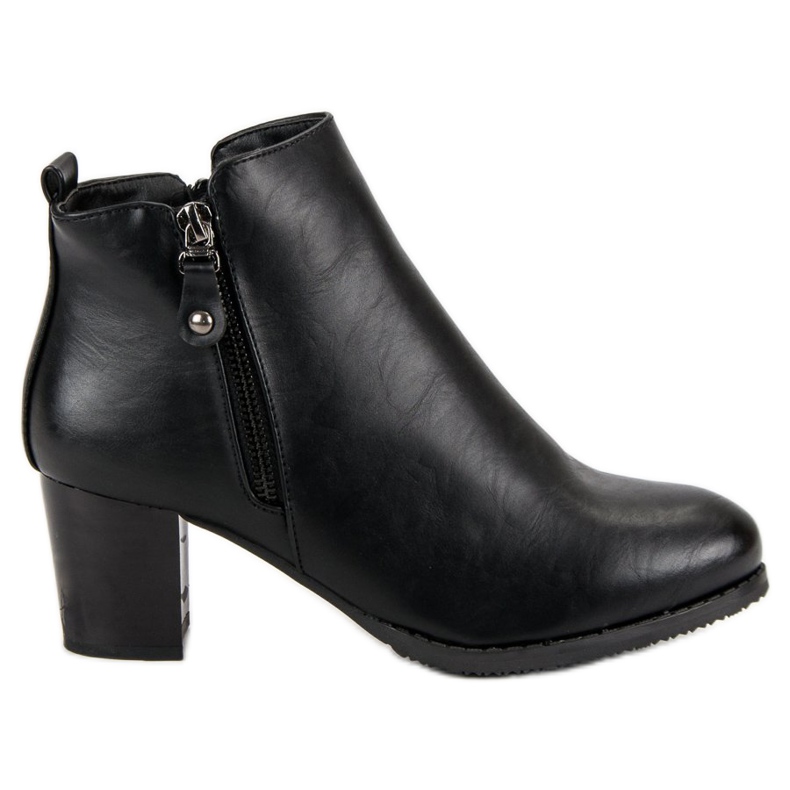 J. Star Botas elegantes clásicas negro