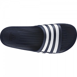 Zapatillas Adidas Duramo Slide G15892 blanco azul marino