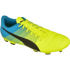 Botas de fútbol Puma evoPOWER 4.3 Fg M 10353601 amarillo amarillo