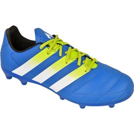 Zapatillas de fútbol Adidas Ace 16.3 FG / AG M Leather AF5163 azul azul Zapatillas de fútbol Adidas Ace 16.3 FG / AG M Leather AF5163 azul azul