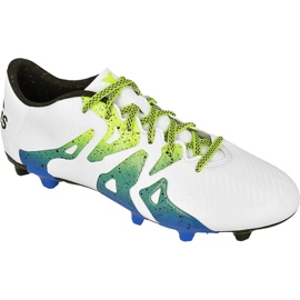 Botas de fútbol adidas X 15.3 FG / AG M S74635 blanco blanco