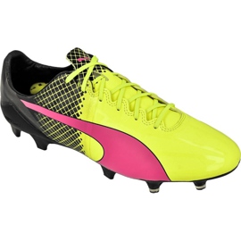 Botas de fútbol Puma evoSPEED 5.5 Tricks Fg M 10359601 amarillo, amarillo, rosa amarillo