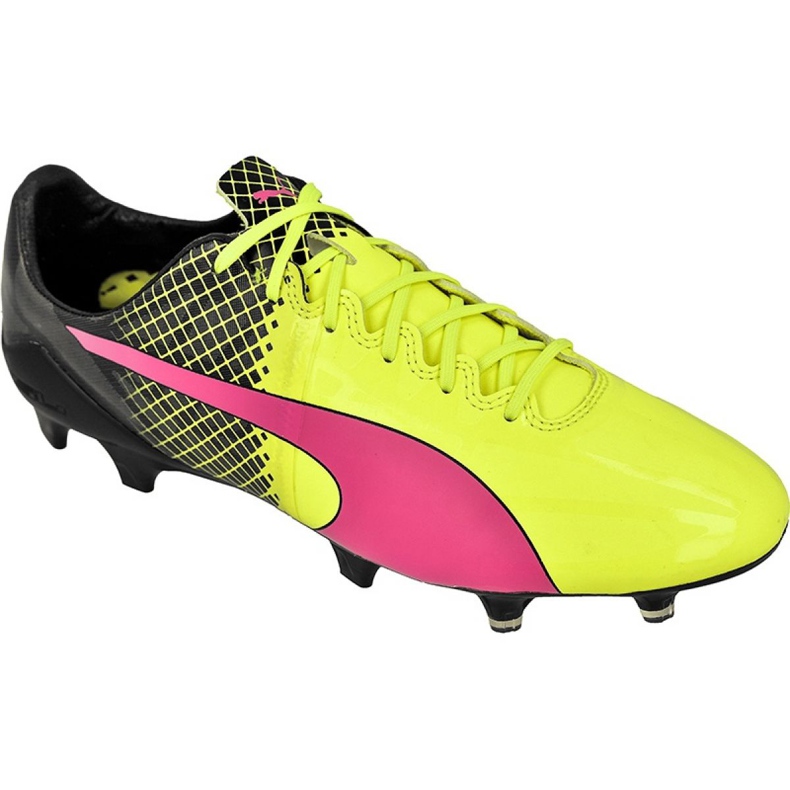 Botas de fútbol Puma evoSPEED 5.5 Tricks Fg M 10359601 amarillo, amarillo, rosa amarillo