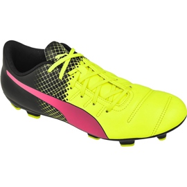 Botas de fútbol Puma evoPOWER 4.3 Fg Tricks M 10358501 multicolor amarillo