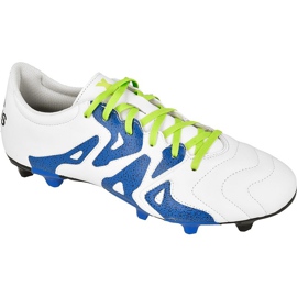 Botas de fútbol Adidas X 15.3 FG / AG M Leather S74641 blanco