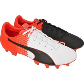 Botas de fútbol Puma evoSPEED 4.5 Tricks Fg M 10359203 multicolor rojo